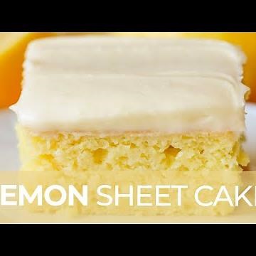 Delicious Lemon Sheet Cake