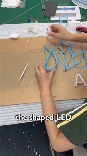 LED neon sign making process!