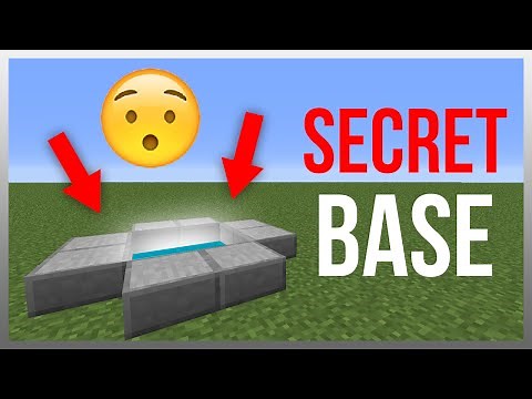 Minecraft 1.19: Redstone Tutorial - Secret Underground Entrance!