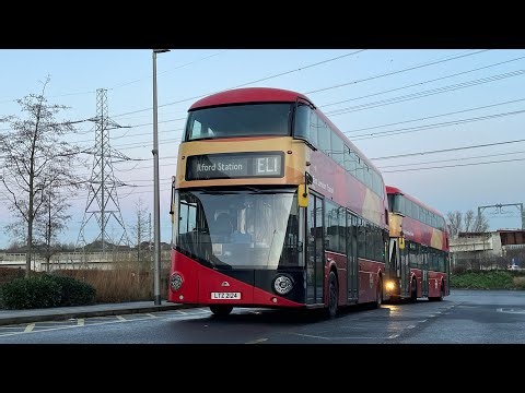 FRV. Go Ahead London Route EL1. Ilford Hill - Barking Riverside. New Routemaster LT948 (LTZ 2148)