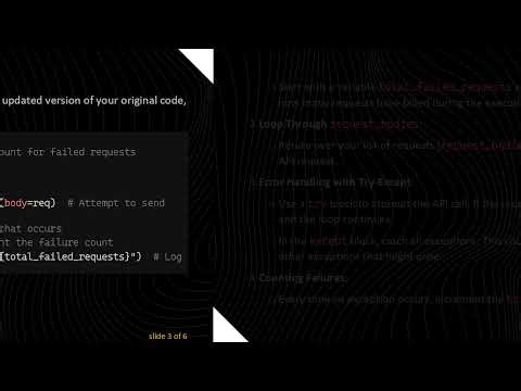 How to Handle API Request Errors in Python with HttpError Counting