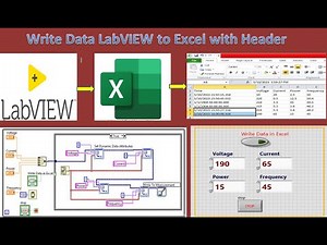 How to write data from LabVIEW to excel file
