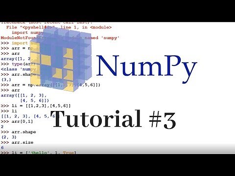 Numpy Arrays Python Tutorial #3 - Array Math