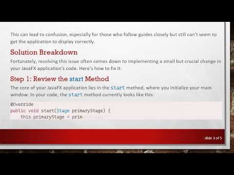 Resolving the JavaFX Window Not Opening Issue on Mac