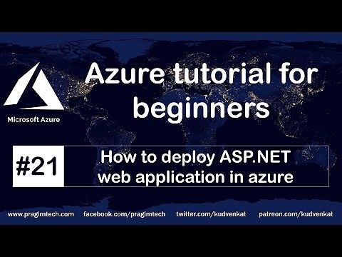 How to deploy asp.net web application in azure