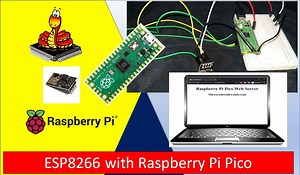 Interface ESP8266 WiFi Module with Raspberry Pi Pico - Web Server
