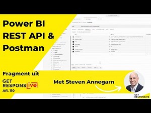 Power BI Rest API en Postman - in 1 minuut(je)