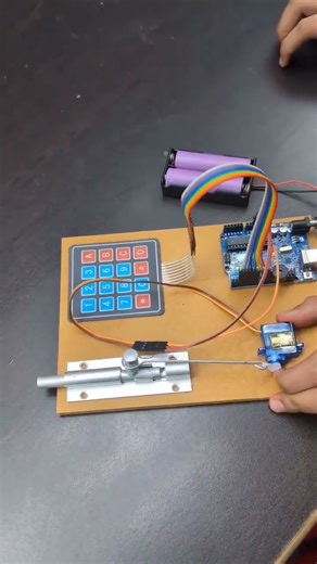 Password based door lock using Arduino #arduinonano #arduinouno #diy