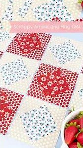 How to Sew Quick Square in a Square Blocks for the Scrappy Americana Quilt!
