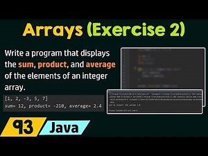 Arrays in Java (Exercise 2)