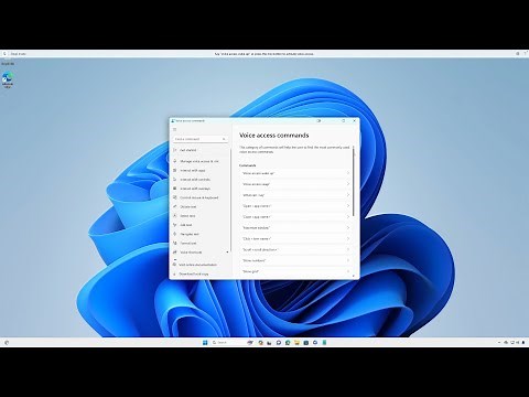 Getting started with Voice Access | Windows 11