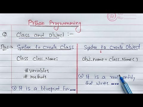 python classes and objects | Learn Coding