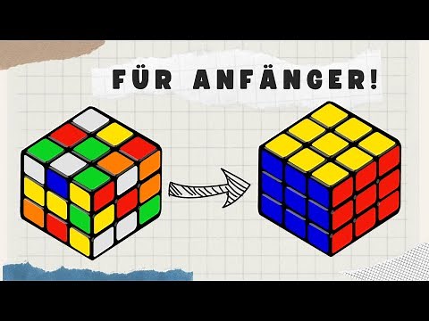 Zauberwürfel lösen für Anfänger - einfach und mit Bildersprache erklärt