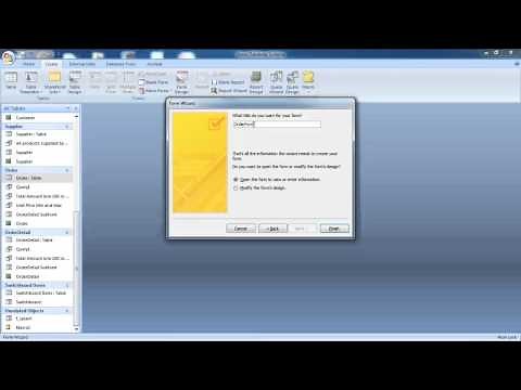 How to Create Form and Subform in Microsoft Access
