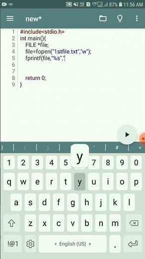 file handling in c language|how to create file in c| #c #coder #filehandling #shorts