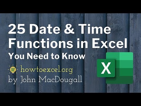 25 Date and Time Functions in Excel You Need to Know