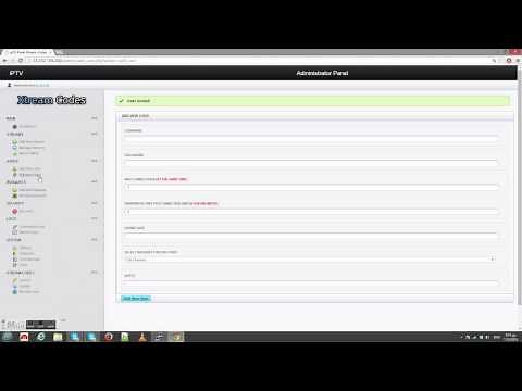 Xtream - Codes IPTV Panel Video Explanation