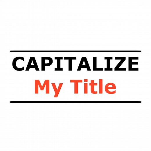 Title Capitalization Tool - Capitalize My Title - Title Case Tool