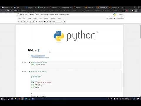 Abrir Jupyter Notebook, python básico