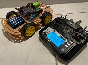 Arduino RC Car with Flysky FS-I6X Controller and Receiver