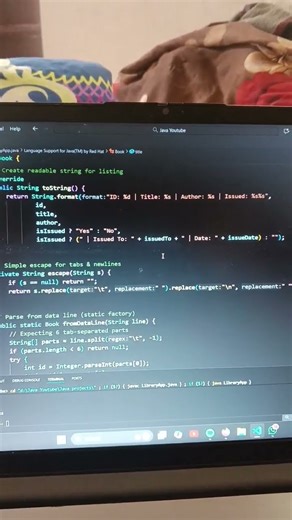 Java program to create Library management system 📑 project #sourceCode #java #project