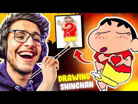 TRIGGERED INSAAN - Drawing Shinchan on stream😍