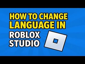 🎓 How to change the language in Roblox Studio | Jerym Tutorials