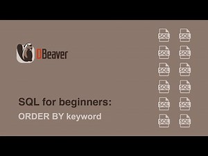 Learn SQL: ORDER BY keyword