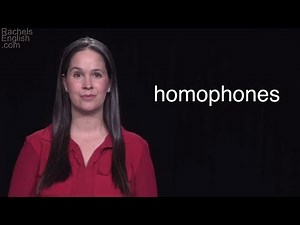 Homonyms and Homophones – The Most Common Homophones in English – Learn Grammar