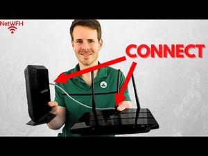 How to Connect a Router to a Modem
