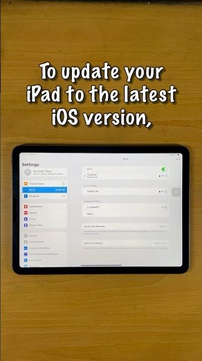 How to Update iPad to Latest iOS Version