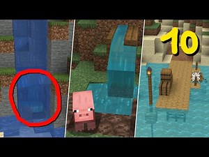 10 SECRET Island Build Hacks in Minecraft!
