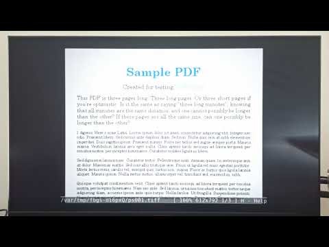 Linux Framebuffer Console - See PDF with fbgs