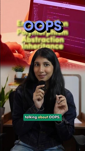 OOPS concepts explained in 50 seconds |