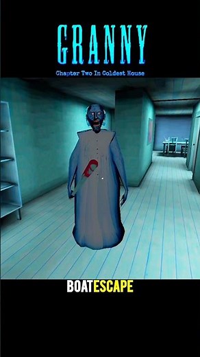 Granny Chapter Two In Coldest House | Boat Escape 😱 #shorts #granny #gaming #gameplay