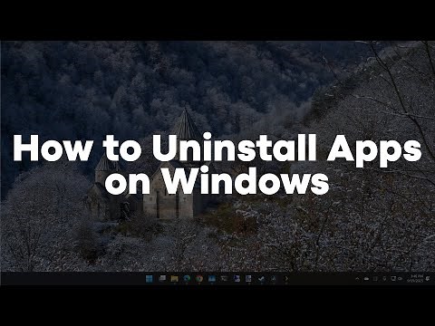 How to Uninstall Apps on Windows
