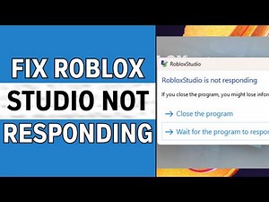 How to Fix Roblox Studio is Not Responding on PC | Fix Roblox Game Studio has Stopped Working