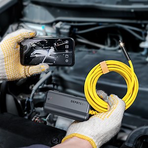 Dual Lens Wireless Endoscope, 1080p Scope Camera with 7 LED Lights 16.5ft