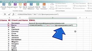 How to Use the CONCATENATE Function in Excel