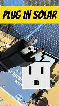 Plug In Solar in 2 Minute 🌞 (NO BS!)