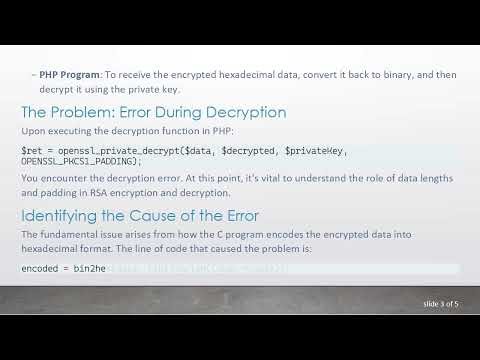 Resolving the OpenSSL RSA Decryption Failed Error: A Detailed Guide