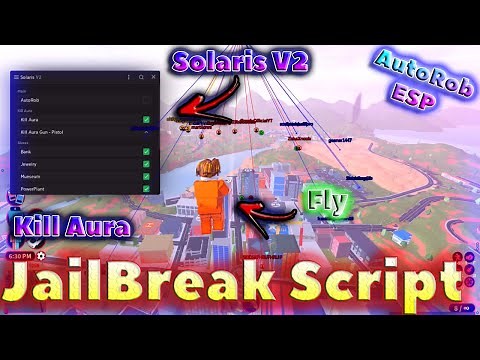 *OP & BEST* JailBreak GUI | AutoRob | Kill Aura | Aimbot | Fly | ESP | Infinite Ammo | PASTEBIN