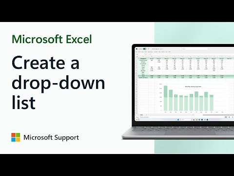How to create a drop-down list in Excel | Microsoft