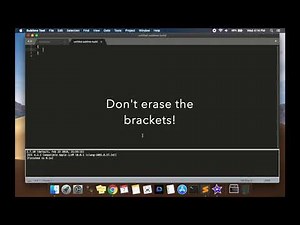 Python 3 on Sublime Text Mac/PC EASY TUTORIAL