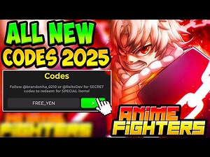 ALL NEW ANIME FIGHTERS SIMULATOR CODES IN SEPTEMBER 2025 | Roblox Anime Fighters Simulator Codes