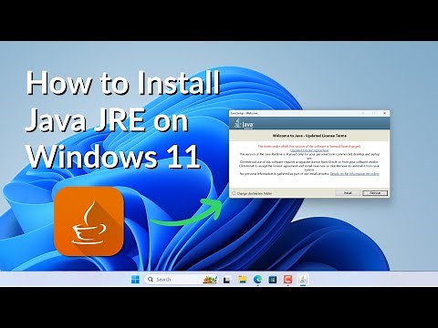 How to Install and Setup Java JRE in Windows 11