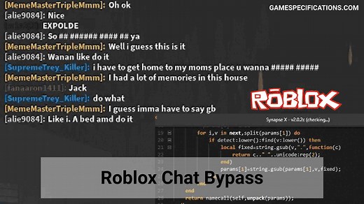 4 Ultimate Ways For Roblox Chat Bypass Filter [2024] - Game Specifications