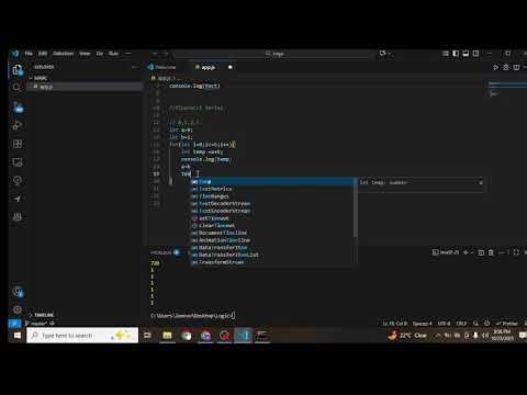 “Fibonacci Series in JavaScript | DSA Basic Program in Hindi | CodeZaim”