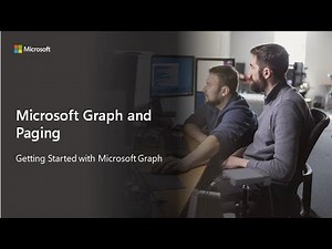 Paging Microsoft Graph data in your app
