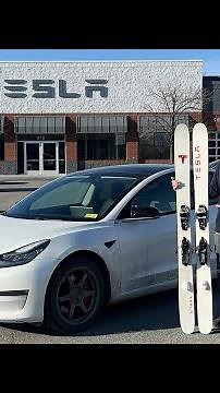 Tesla powered electric ski